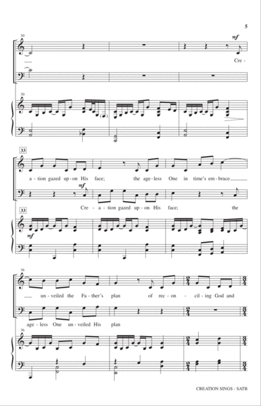 Creation Sings 4-Part scores gallery preview page 4