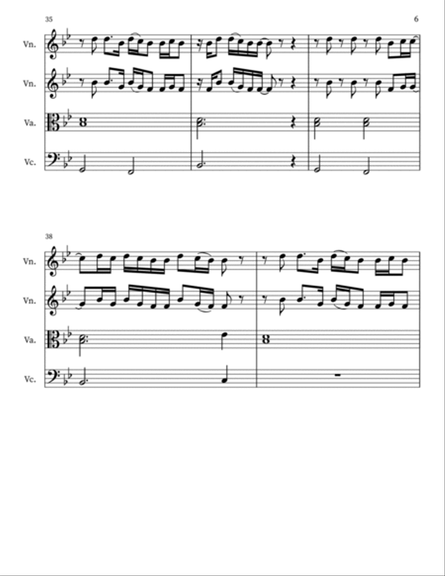 Work Song String Trio scores gallery preview page 6