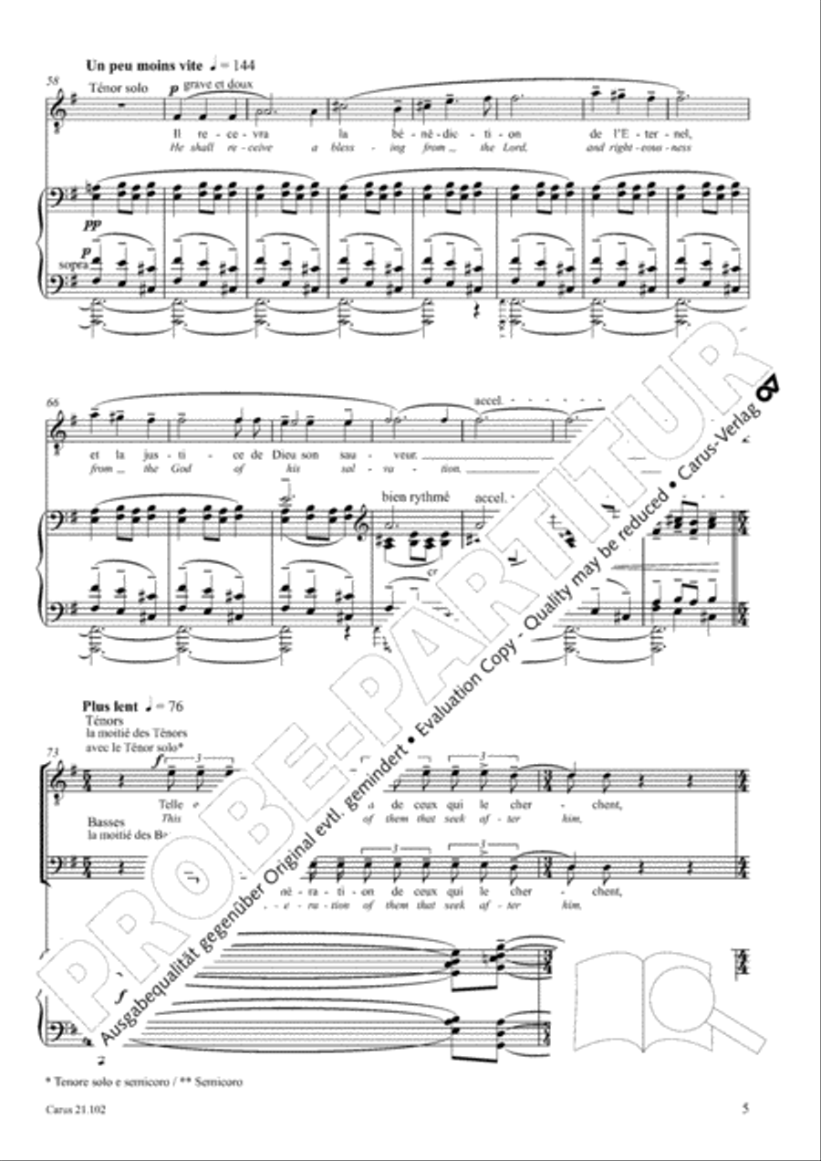 Psalm 24, LB 36 Psalm 24, LB 36 4-Part scores gallery preview page 10