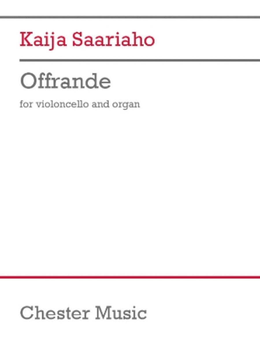 Offrande Piano Accompaniment scores gallery preview page 1