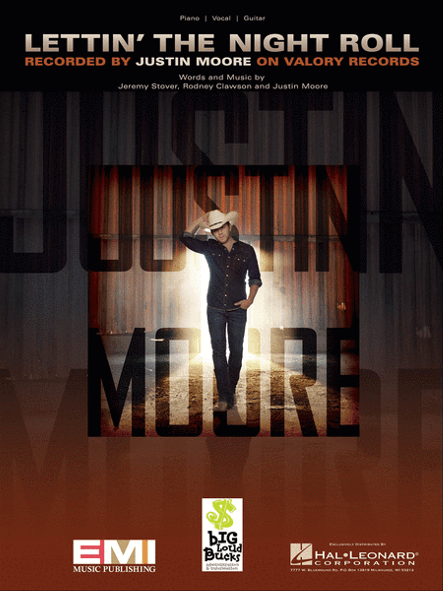Lettin' the Night Roll Piano, Vocal, Guitar scores gallery preview page 1