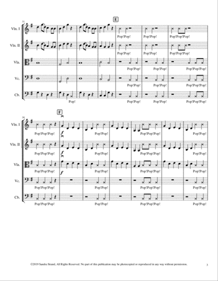 The Pippty Poppity Hoedown String Orchestra scores gallery preview page 5