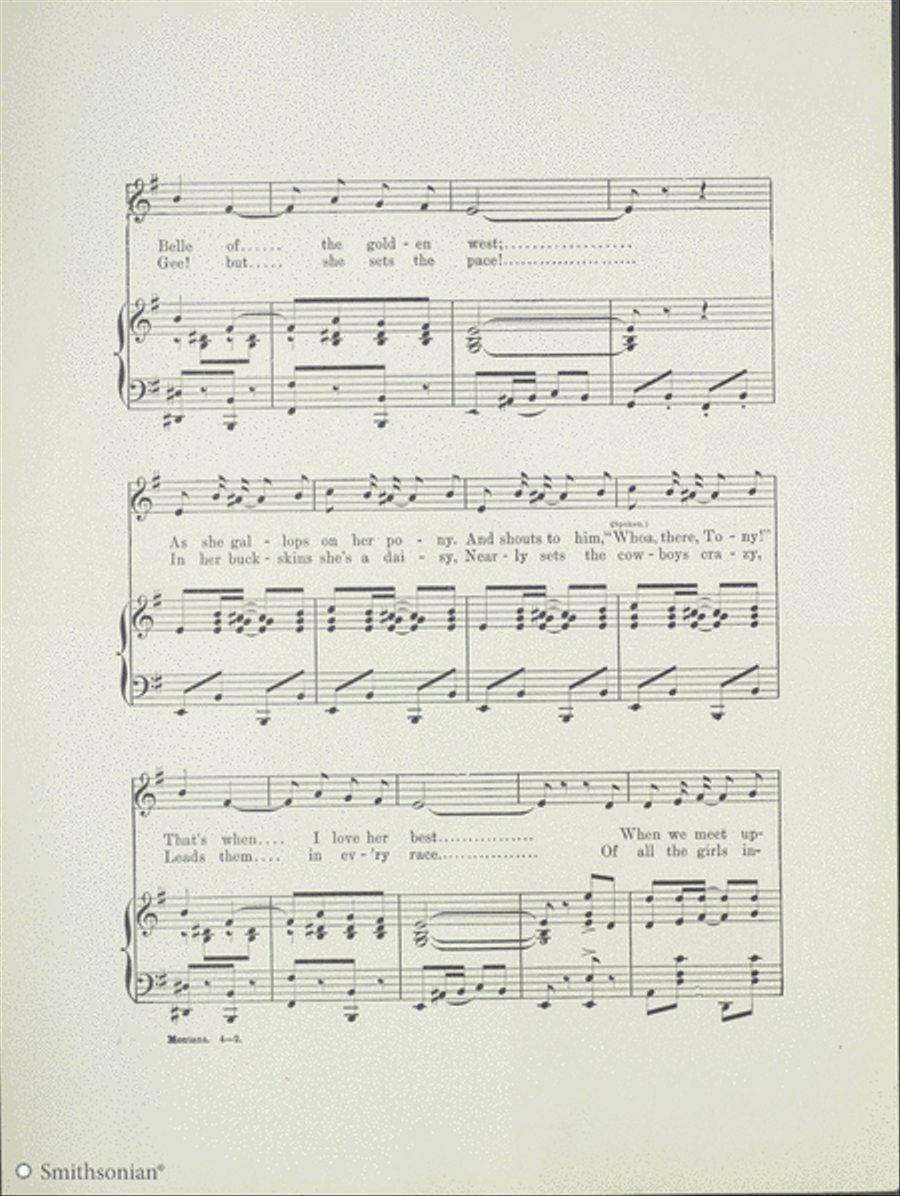 Montana Piano, Vocal scores gallery preview page 3
