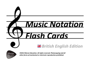 Music Notation Flash Cards (British English)