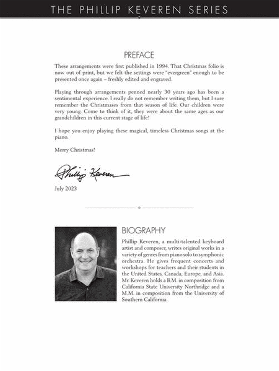 Christmas Standards Piano Solo scores gallery preview page 3