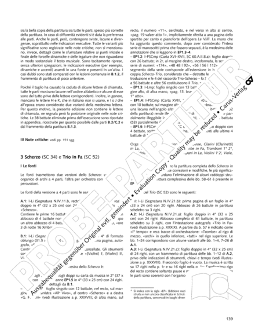 Edizione Nazionale delle Opere di Giacomo Puccini. II. Instrumental music; 1. Works for orchestra (vol. II/1) Score scores gallery preview page 186