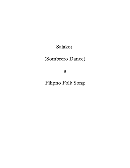 Sombrero Dance (Salakot) image number null