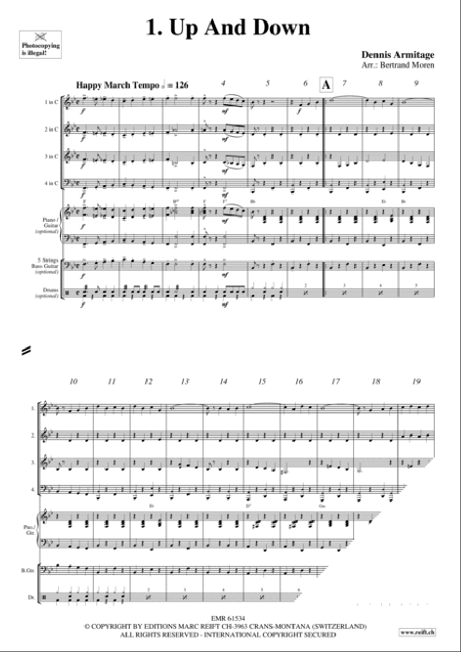 Beer Party Brass Quartet scores gallery preview page 3