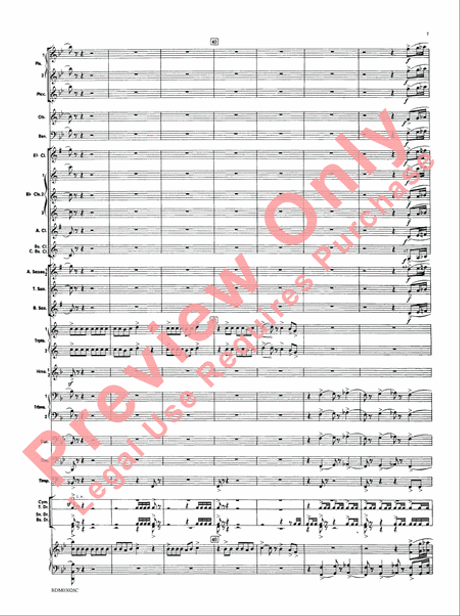 Festivo - Cs Concert Band scores gallery preview page 10
