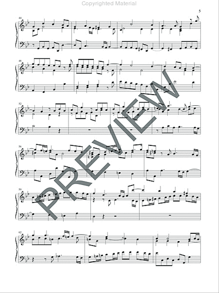 Two English Voluntaries for Organ Organ Solo scores gallery preview page 5