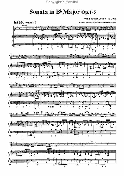 Sonata in B-flat Major, Op. 1-5