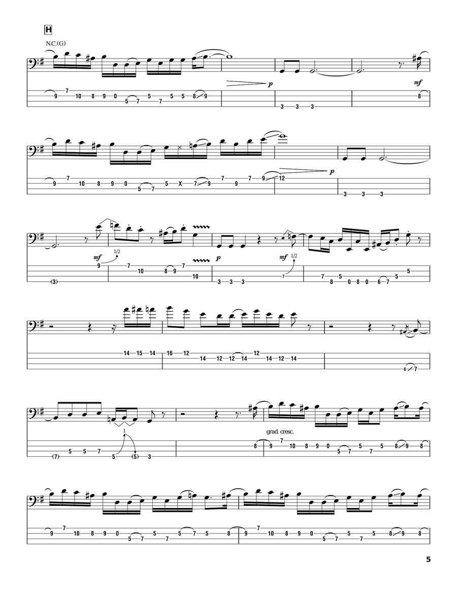 Stomping Grounds Electric Guitar scores gallery preview page 5