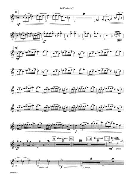 Inchon: 1st B-flat Clarinet