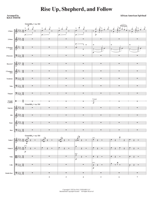 Book cover for Rise Up, Shepherd, And Follow (arr. Kile Smith) - Full Score