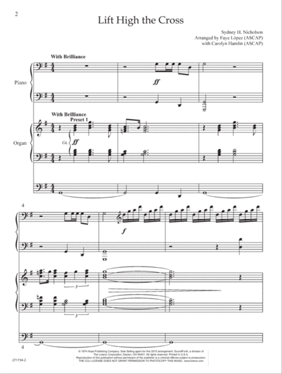 Grace So Amazing Organ scores gallery preview page 2
