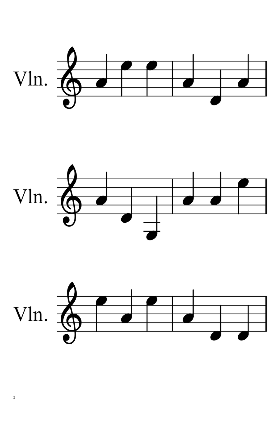 Music flash cards for beginning violin students Violin Solo scores gallery preview page 5