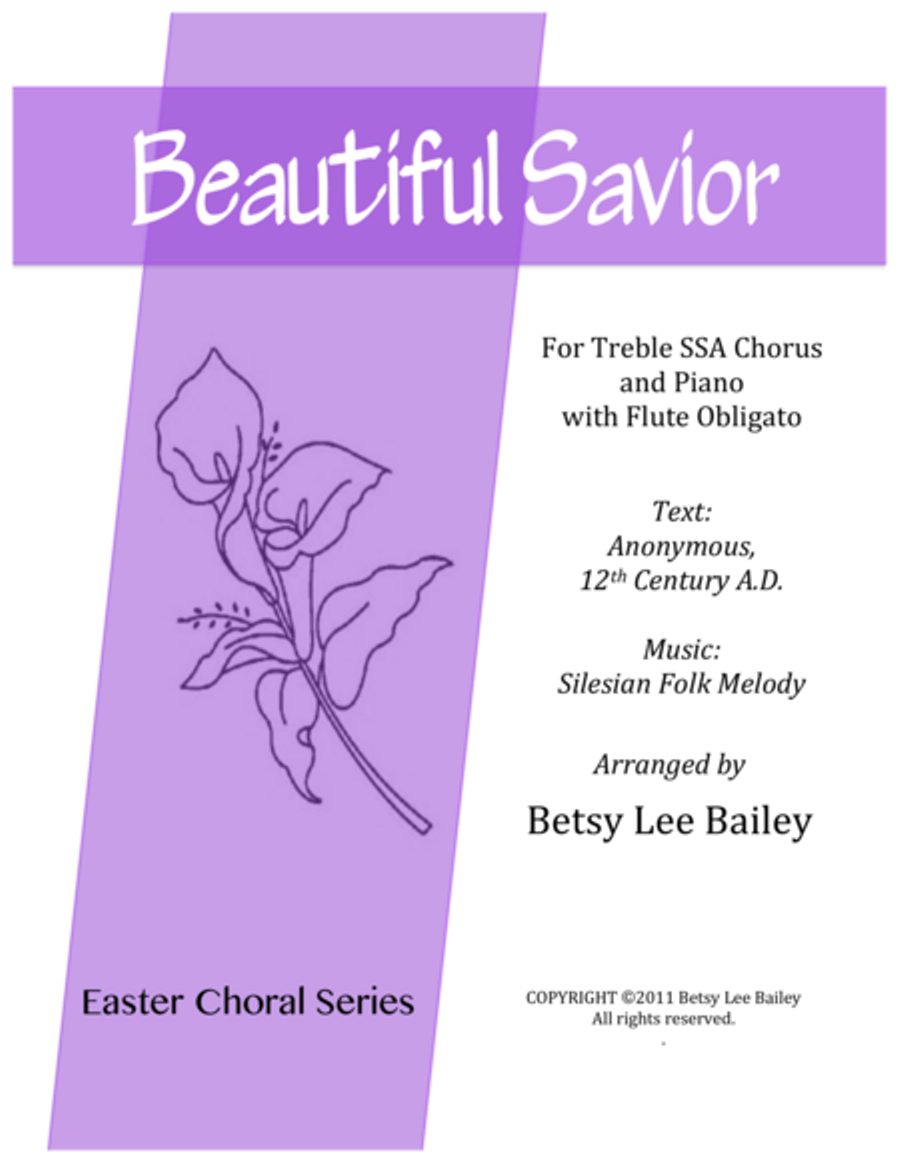 Beautiful Savior SSA scores gallery preview page 1