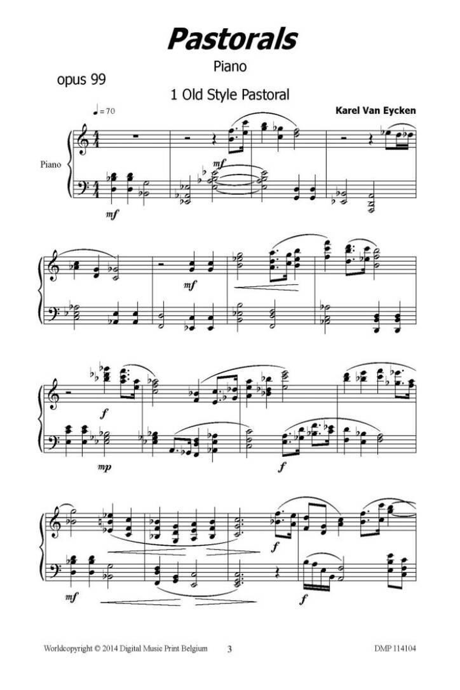 Pastorals Piano Solo scores gallery preview page 2