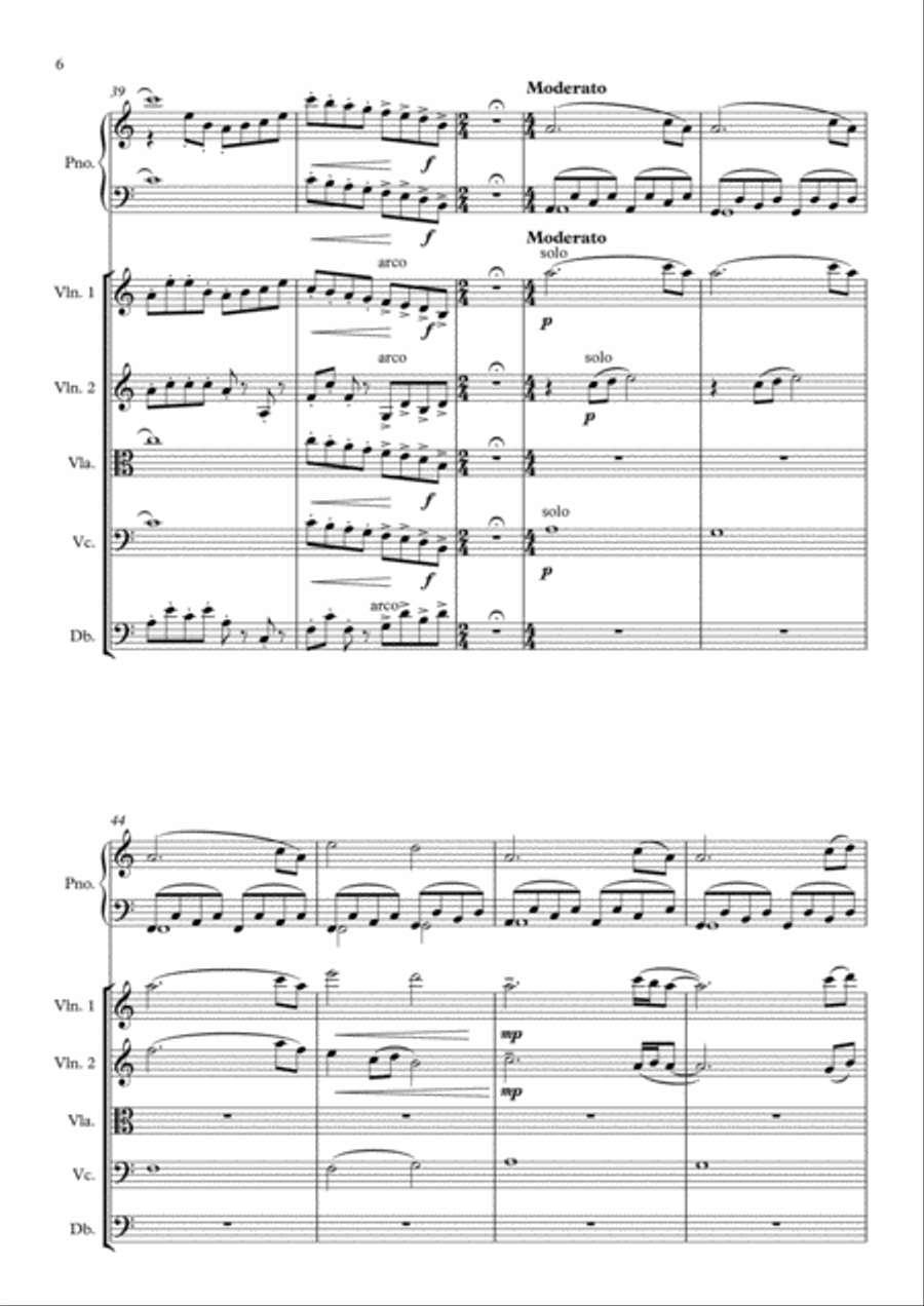 Walk Along The Seine Walk Along The Seine Large Ensemble scores gallery preview page 6