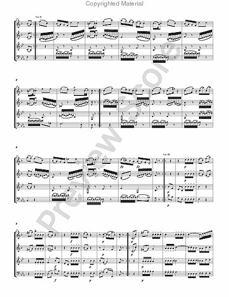 Theme & Variations from Divertimento No 15, K287