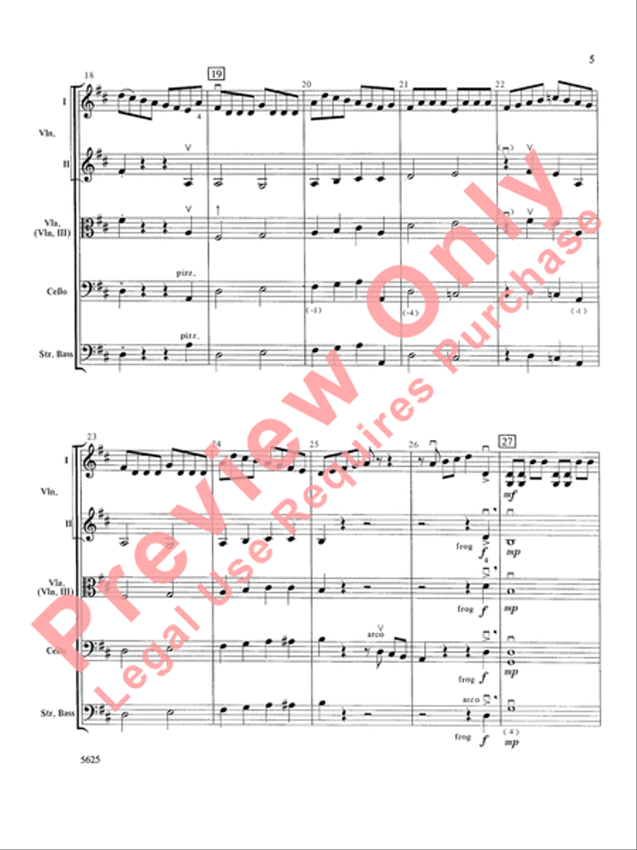 Serendipity Suite String Orchestra scores gallery preview page 6