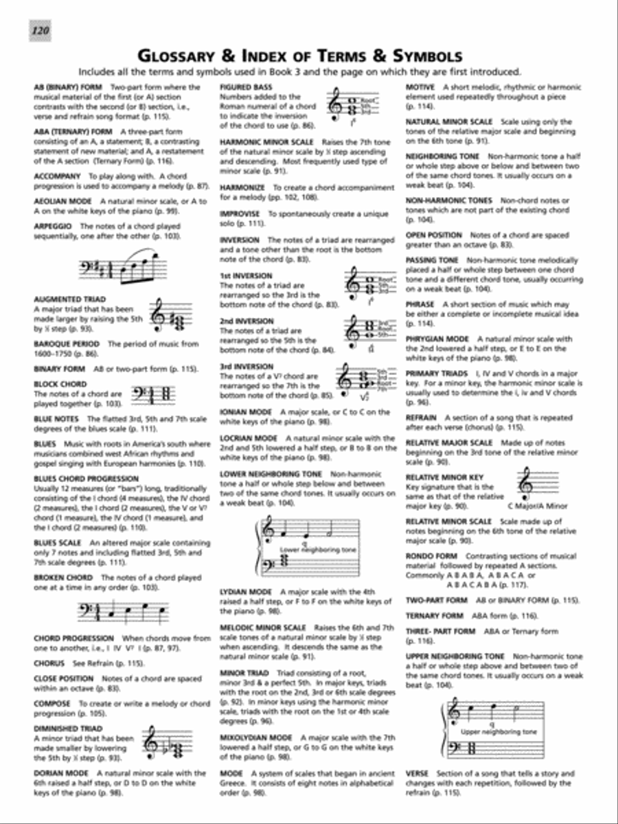 Alfred's Essentials of Music Theory, Book 3 Collection / Songbook scores gallery preview page 5