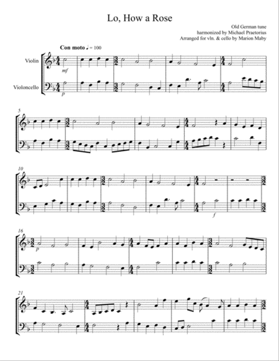 4 Christmas duets for Violin & Cello, Bk. 1 String Duet scores gallery preview page 4