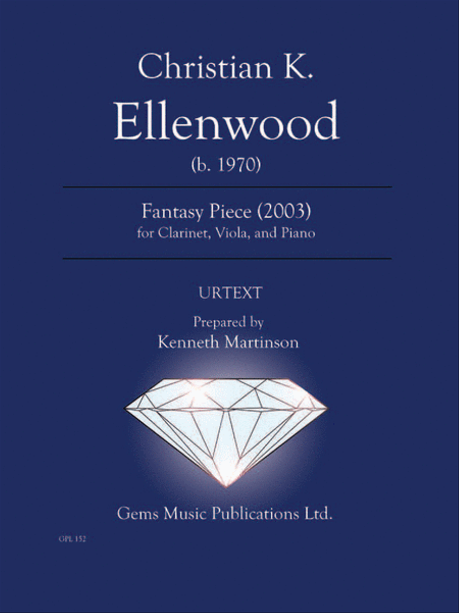 Fantasy Piece (2003) for Clarinet, Viola, and Piano Clarinet scores gallery preview page 1