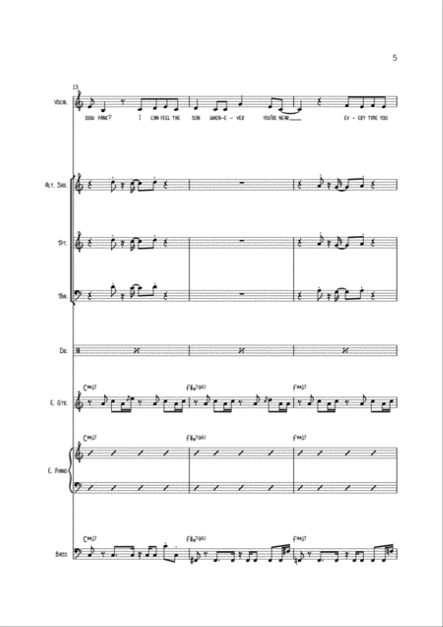 Love On Top Small Ensemble scores gallery preview page 5