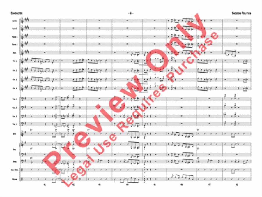 Backrow Politics Backrow Politics Jazz Ensemble scores gallery preview page 9