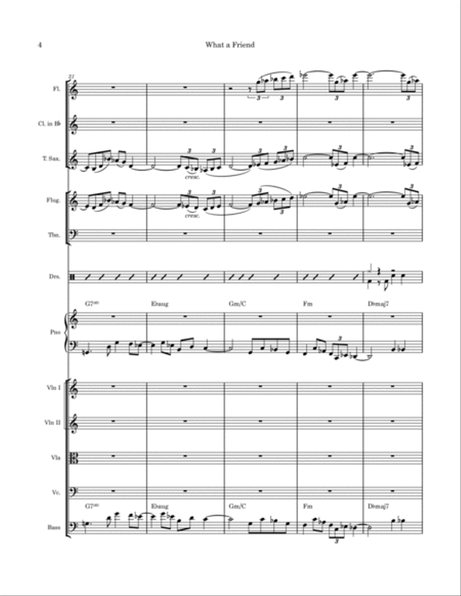 What A Friend Chamber Music scores gallery preview page 4