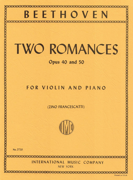Two Romances, Op. 40 & 50