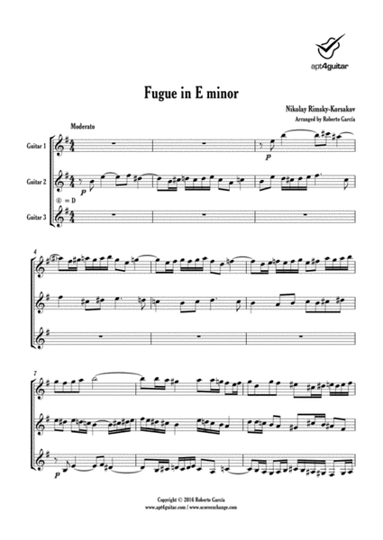 Fugue in E minor image number null