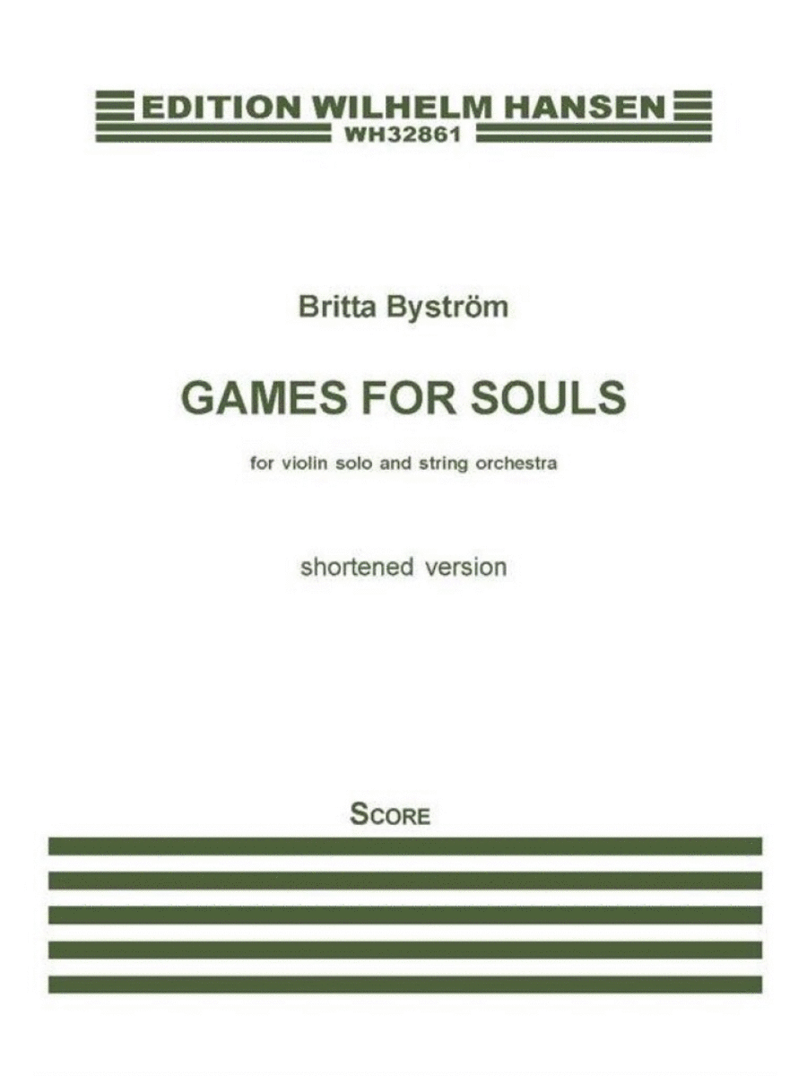 Games For Souls - Shortened Version String Orchestra scores gallery preview page 1