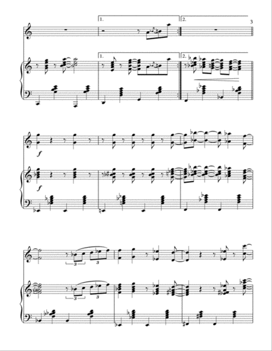 The Way You Look Tonight String Duet scores gallery preview page 4