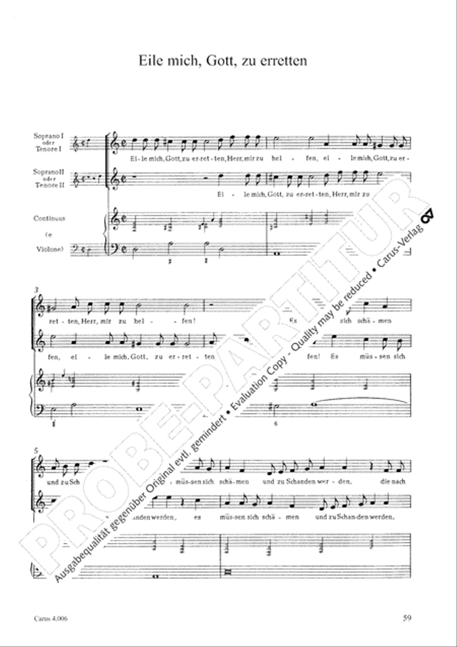 Ten motets Choir scores gallery preview page 61