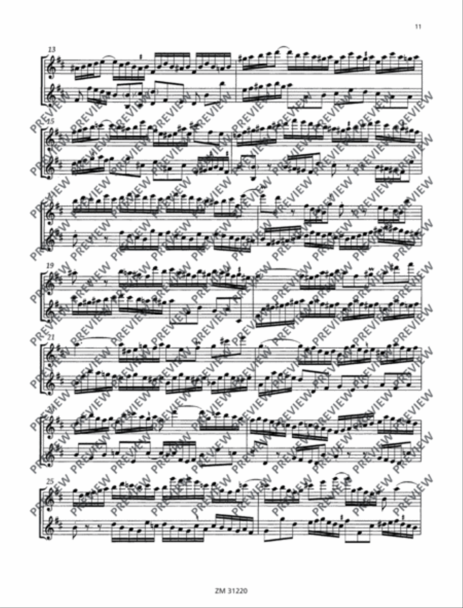 Duets Flute Duet scores gallery preview page 12