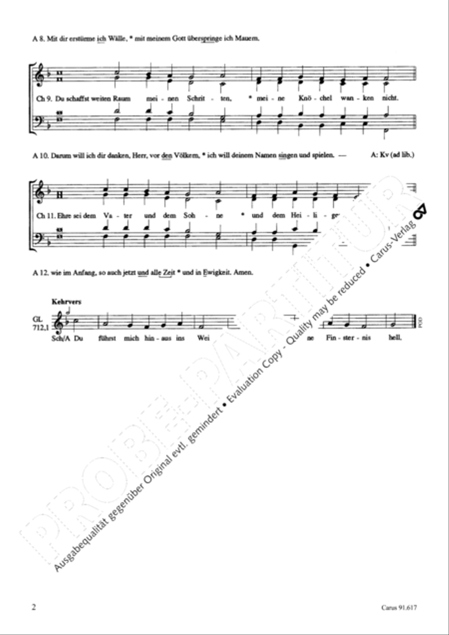Psalm 18 4-Part scores gallery preview page 3