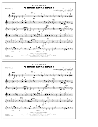 A Hard Day's Night - Bb Tenor Sax
