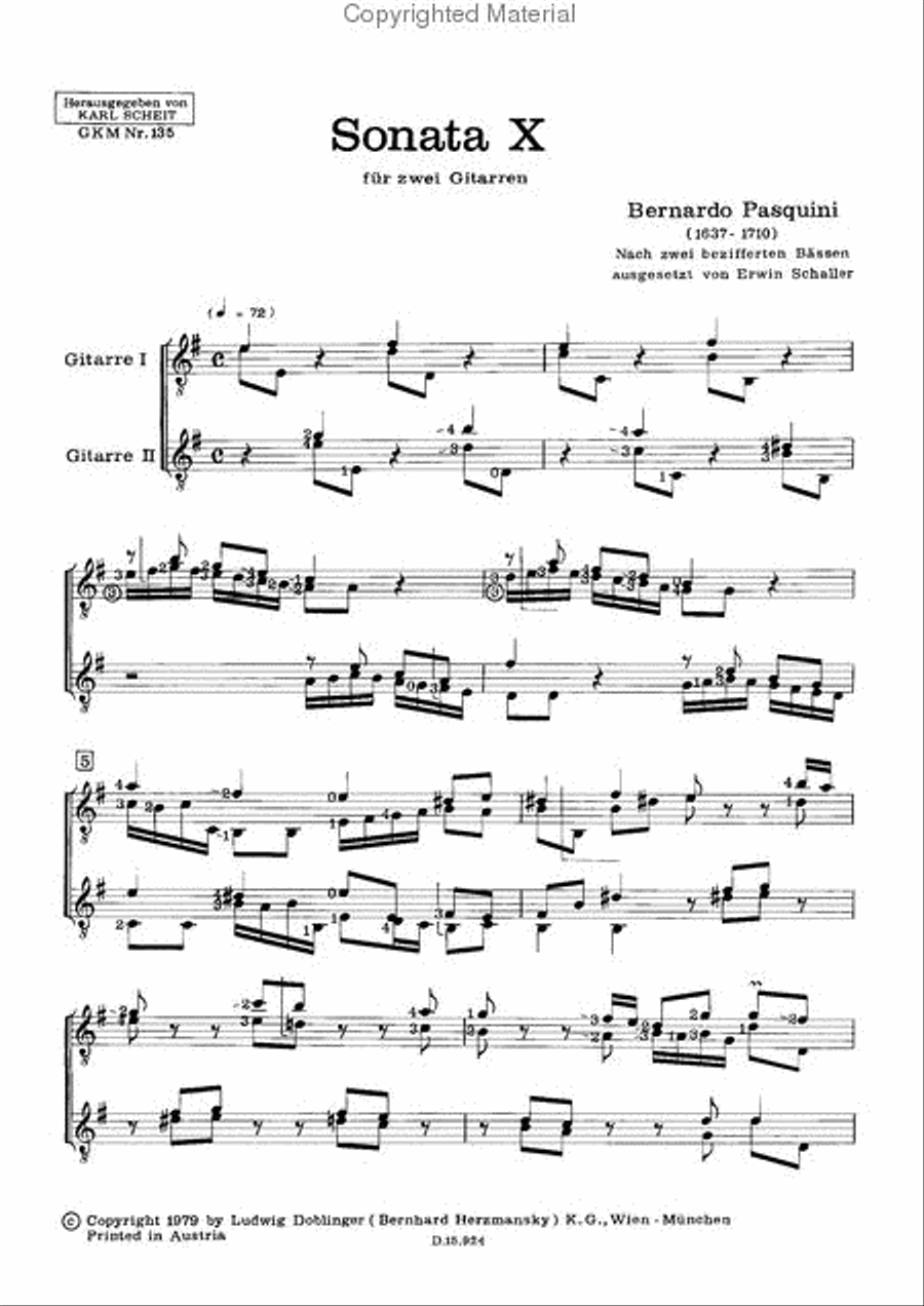 Sonata X e-moll Sonata X e-moll Performance Score scores gallery preview page 2