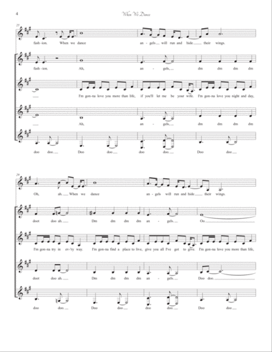 When We Dance When We Dance SSAA scores gallery preview page 4