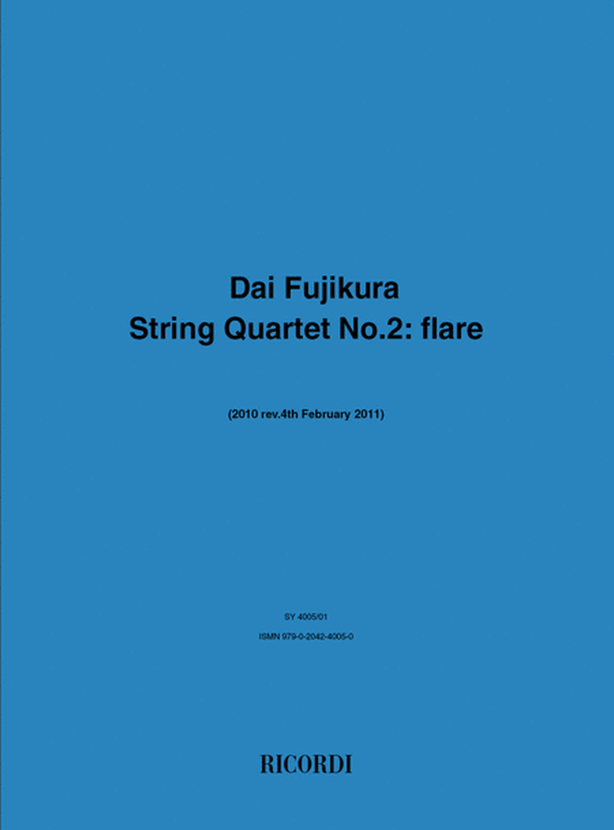 Flare - String Quartet Nr. 2
