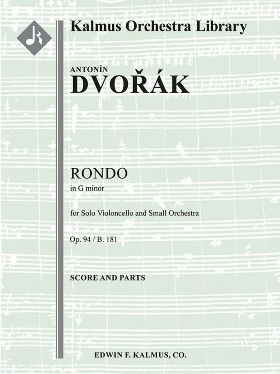 Rondo in G minor, Op. 94/B. 181 Concert Band scores gallery preview page 1