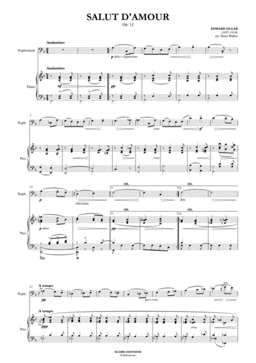 Salut D' Amour (for Euphonium and Piano)