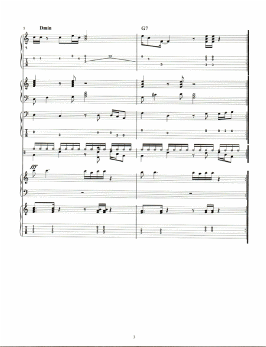 REUNION SONG Jazz Ensemble scores gallery preview page 3