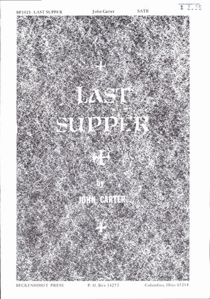 Book cover for Last Supper (Archive)
