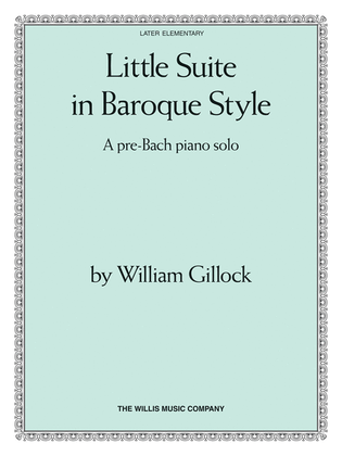 Book cover for Little Suite in Baroque Style