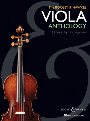 Book cover for The Boosey & Hawkes Viola Anthology
