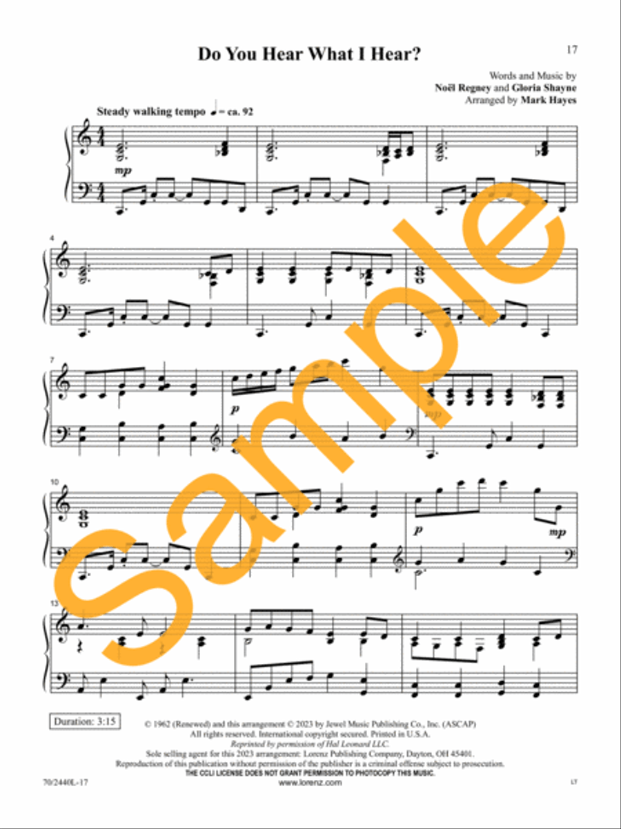 These Gifts We Bring Piano Solo scores gallery preview page 15