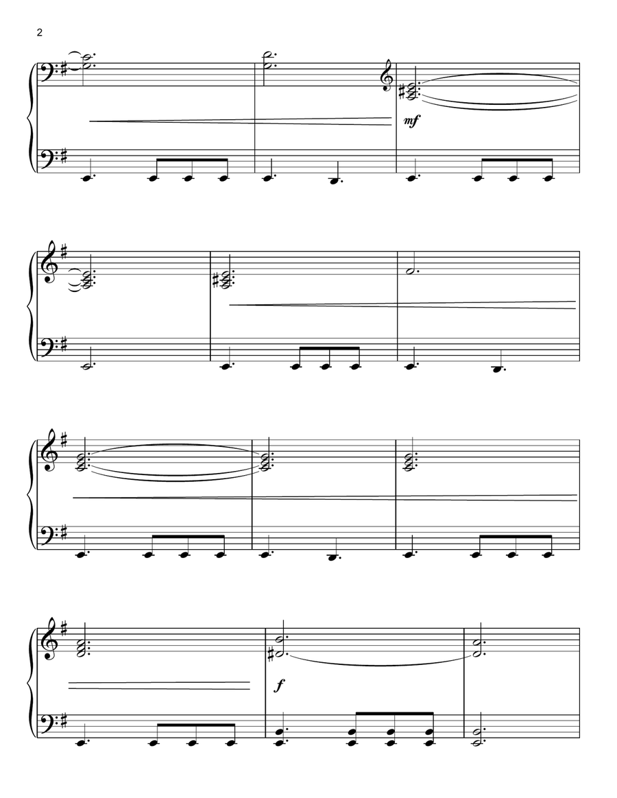 X-Men: Apocalypse - End Titles Easy Piano scores gallery preview page 2